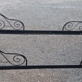 Lit simple en fer forgé