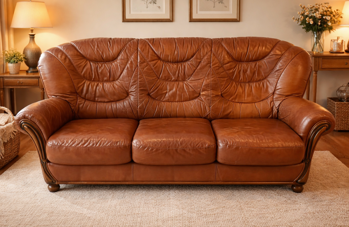 Canapé cuir                              23386