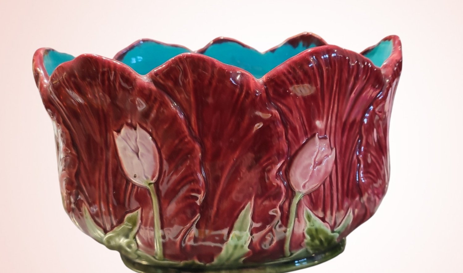 Cache-pot « Art Nouveau ».              23392