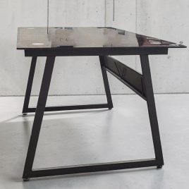 bureau verre noir                           31618